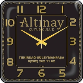 Bombe Cam Duvar Saati